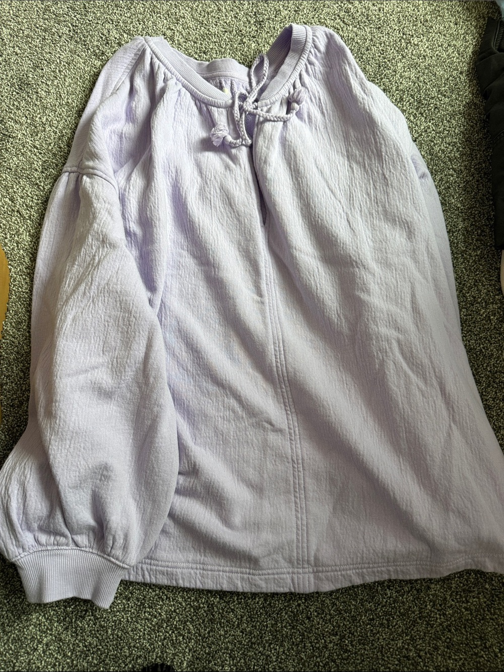 Aerie Women’s Lavender Peasant shirt Lightweight Casual